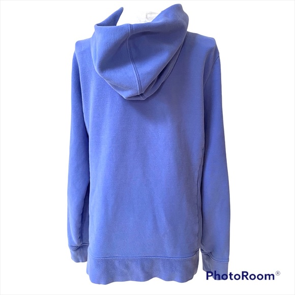 The North Face Periwinkle Blue Graphic Pullover Hoodie Size M - Picture 2 of 12